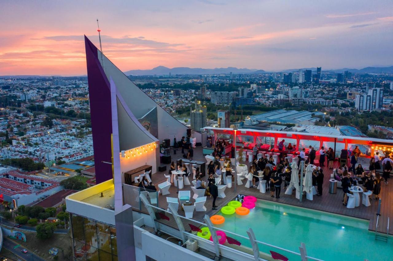 瓜达拉哈拉硬石酒店 萨波潘 外观 照片 Skyline Rooftop